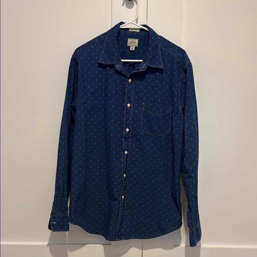 Men's Blue Denim Shirt